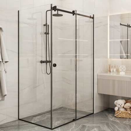 Комплект фурнитуры СП-ПЧ3 для раздвижной душевой кабины из стекла