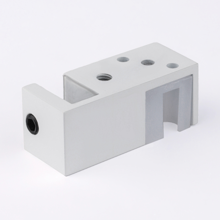 N02-402WM/sus304 Нижняя направляющая двойная, белый матовый,sus304