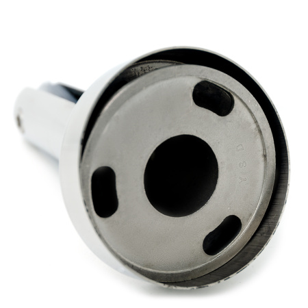 CZ-04-PC Стойка для стеклянных ограждений, Хром глянцевый