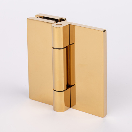 Петля стена-стекло с крышкой 90°, яркое золото, латунь H79-GD/brass Петля стена-стекло с крышкой 90°, яркое золото, латунь H79-GD/brass