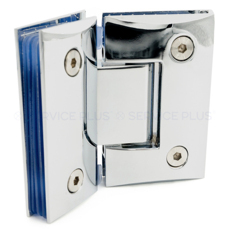 CL-505Z-PC Петля крепление стекло-стекло 135°, Хром глянцевый