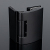 P03-103BLK/brass Петля стена-стекло 90°, черный матовый, латунь