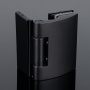 P03-103BLK/brass Петля стена-стекло 90°, черный матовый, латунь