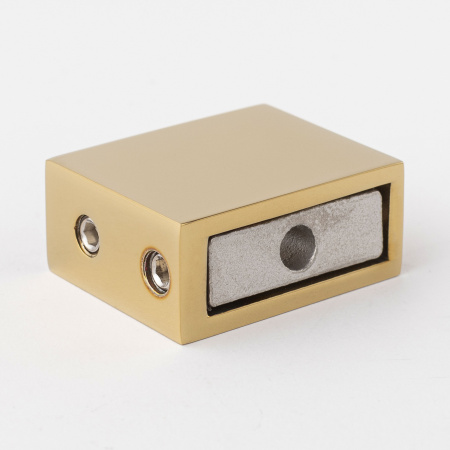 Соединитель труба стена-стекло 30*10 золото глянцевое S10-3001GD