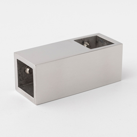 T-образное крепление штанги 15х15 Хром глянцевый S10-1503PC