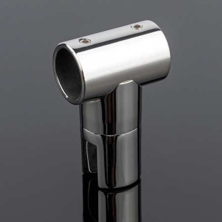 D02-512CR/sus304 Соединитель трубы ф19 180°, хром, sus304