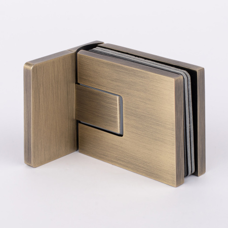 Петля стена-стекло с  крышкой 90°, бронза, латунь H54-BRZ/brass Петля стена-стекло с  крышкой 90°, бронза, латунь H54-BRZ/brass