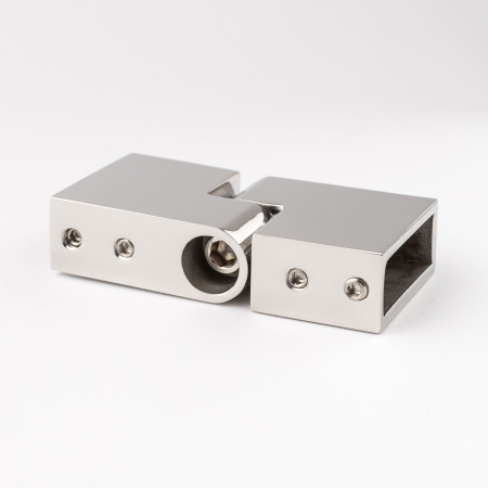 Регулируемое угловое соединение для штанги 30х10 Хром глянцевый S10-30R02PC