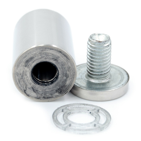 CQ-2540-PC Дистанционный держатель, 25*40, Хром глянцевый