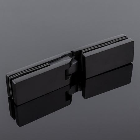 P03-105BLK/sus304 Петля стекло-стекло 180°, черный матовый, sus304 P03-105BLK/sus304 Петля стекло-стекло 180°, черный матовый, sus304