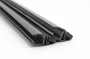 PVH04-907BKL8 Магнитный уплотнительный профиль для стекла 8 мм, регулируемый 90°- 180°, 2500мм, premium