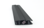 PVH04-902BKL8 Магнитный уплотнительный профиль, 180° скошенный угол для стекла 8 мм, 2500мм, premium