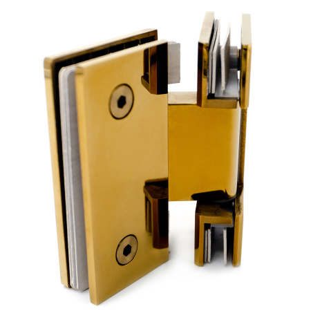 CL-105S-PG Петля крепление стекло-стекло 135°, Золото