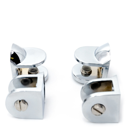 Держатель полки CS-101Z-PC, 10мм, комплект 4 шт,  Хром глянцевый