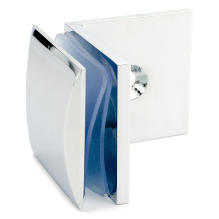 CP-303S-PC Коннектор стекло-стена 90°, Хром глянцевый