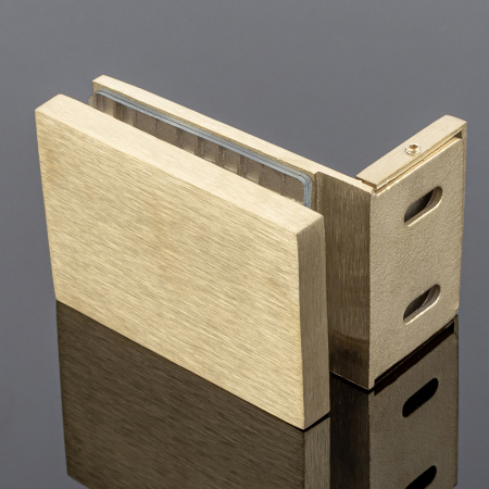 K02-203BGD/SUS304 Коннектор стекло-стена, брашированное золото, SUS 304