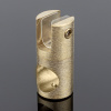 D02-507BGM/brass Держатель стекла сквозной ф19, брашированное золото, латунь