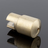 D02-508BGM/brass Держатель стекла ф19, брашированное золото, латунь