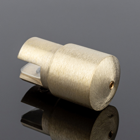 D02-508BGM/brass Держатель стекла ф19, брашированное золото, латунь