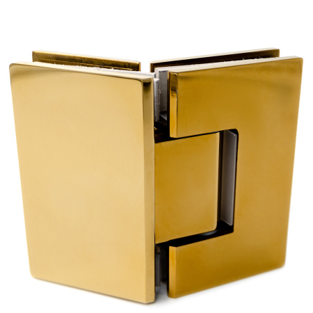 CL-105S-PG Петля крепление стекло-стекло 135°, Золото