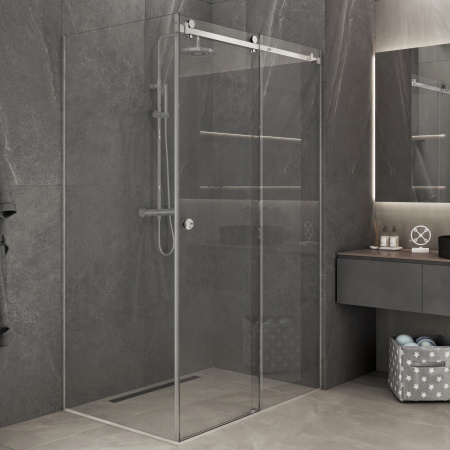 Комплект фурнитуры СП-ПХ3 для раздвижной душевой кабины из стекла