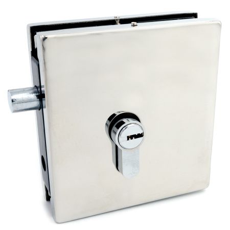 Замок для стеклянной двери L-MB050A-PC, Хром Глянцевый