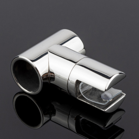 D02-512CR/sus304 Соединитель трубы ф19 180°, хром, sus304