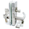 LC-04A-MC  Замок для стеклянной двери с ответной частью на стену, Хром Матовый