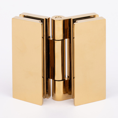 Петля стекло-стекло с  крышками,  яркое золото, латунь H7903-GD/brass Петля стекло-стекло с  крышками,  яркое золото, латунь H7903-GD/brass