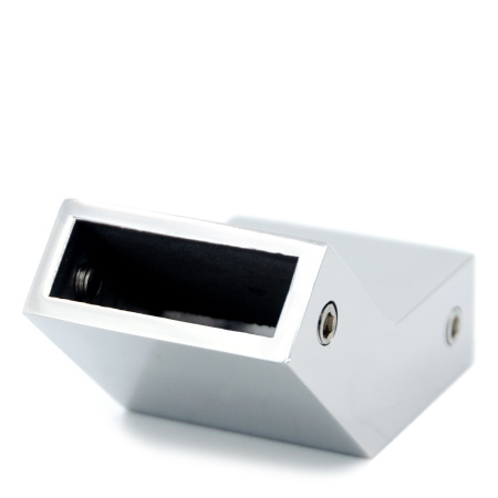 CK-105D30-PC Коннектор трек-трек 135° прямоугольный, 30*10, Хром глянцевый