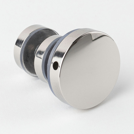 Крепление стационарного стекла к штанге 30х10 Хром глянцевый S10-G3001PC