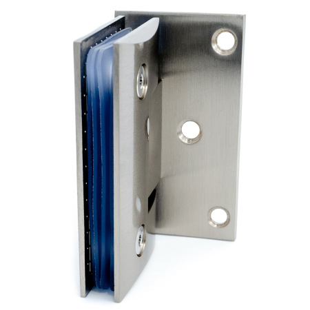 CL-502Z-MC Петля крепление стекло-стена 90°, со смещением, Хром Матовый