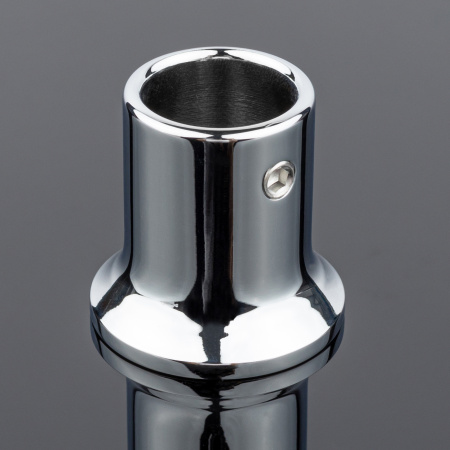 S02-506CR/brass Соединитель труба-стена ф19, хром, латунь