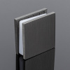 K02-202GFM/sus304 Коннектор стена-стекло 90˚, графит матовый, sus304
