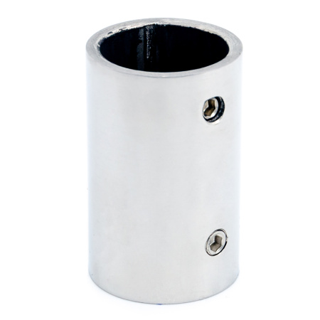 CK-408D19-PC Коннектор труба-труба прямой, D19мм, Хром глянцевый