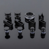 RS02-400BLK/SUS304 Комплект раздвижной системы для стеклянных душевых кабин, черный матовый, SUS304