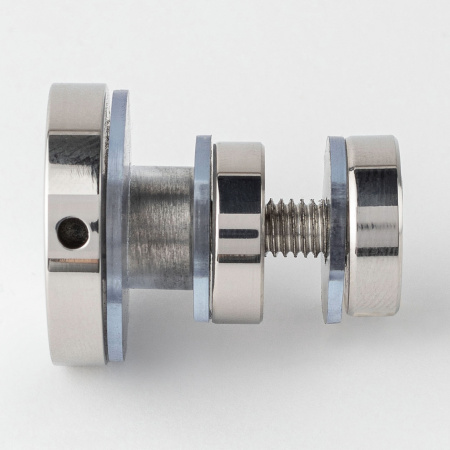 Крепление стационарного стекла к штанге 30х10 Хром глянцевый S10-G3001PC