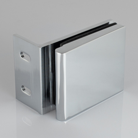 K03-200CR/brass Коннектор, стекло-стена 90°, хром, латунь