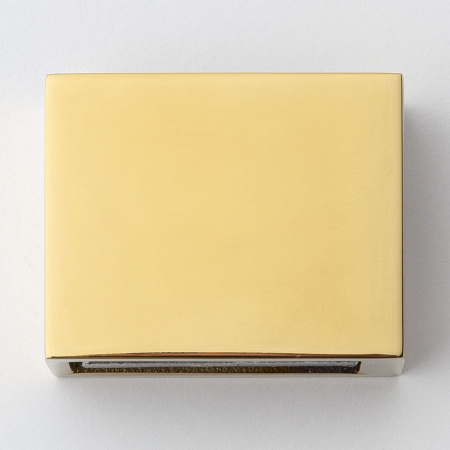 Соединитель труба стена-стекло 30*10 золото глянцевое S10-3001GD