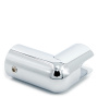 CK-310D19-PC Коннектор стекло-труба угловой 90°, D19мм, Хром глянцевый