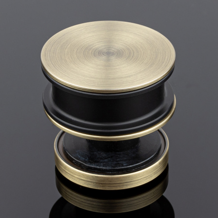 R02-401BRZ/SUS304 Ролик с креплением к стеклу, бронза, SUS304