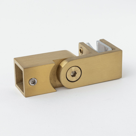 Соединитель трубы 15х15, регулируемый Брашированное золото S10-15R01GDB