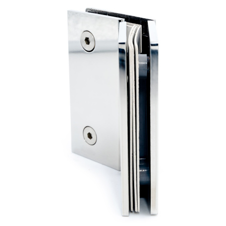 CL-105S-PC Петля крепление стекло-стекло 135°, Хром глянцевый