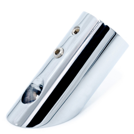 CK-407D19-PC Коннектор труба-стена 135°, D19мм, Хром глянцевый