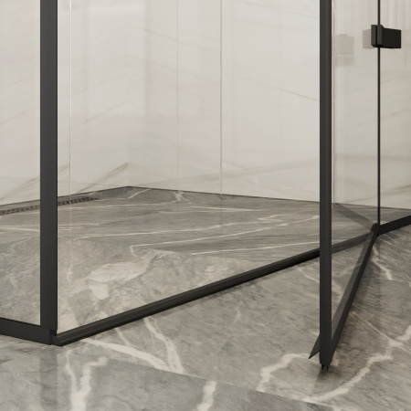 Комплект фурнитуры СП-ГЧ1 для душевой кабины из стекла