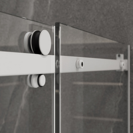 Комплект фурнитуры СП-ПБ3 для раздвижной душевой кабины из стекла