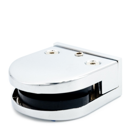 CW-409Z-PC Коннектор с плоским основанием из цинкового сплава, Хром глянцевый