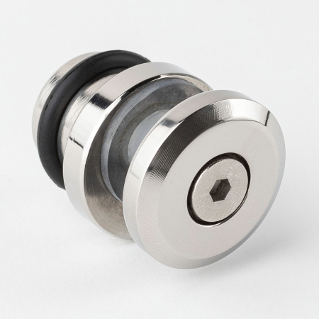 Фиксатор стекла к штанге 30х10 нижний Хром глянцевый S10-F3001PC