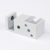 N02-402WM/sus304 Нижняя направляющая двойная, белый матовый,sus304