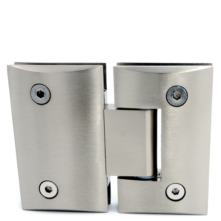 CL-504Z-MC Петля крепление стекло-стекло 180°, Хром Матовый